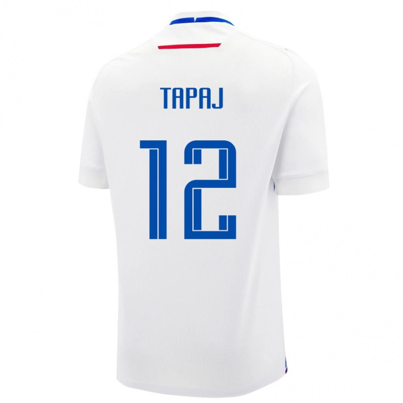 DanxenレディーススロバキアDominik Tapaj#12白 青アウェイシャツ26-28ジャージーユニフォーム