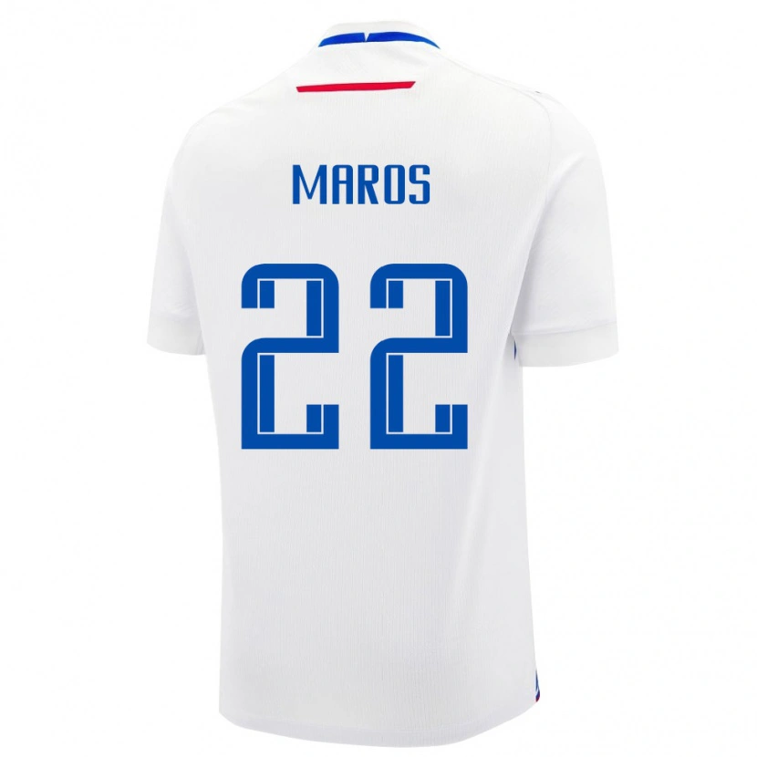 Danxenレディーススロバキアアレクセイ・マロシュ#22白 青アウェイシャツ26-28ジャージーユニフォーム