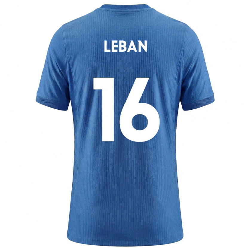 DanxenレディーススロベニアZan-Luk Leban#16青 白アウェイシャツ26-28ジャージーユニフォーム