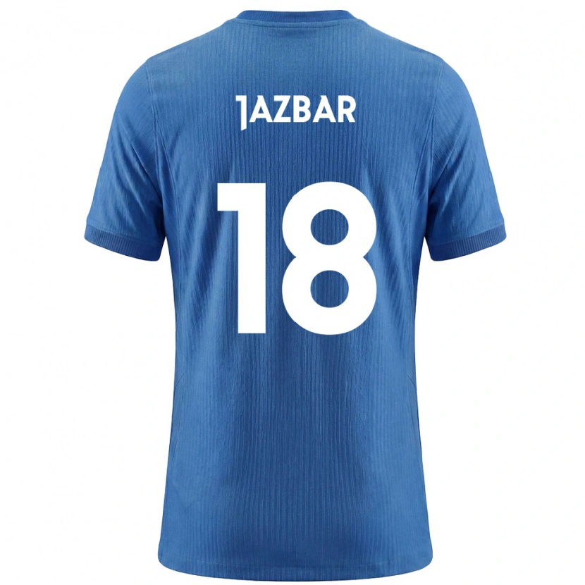 DanxenレディーススロベニアChris Jazbar#18青 白アウェイシャツ26-28ジャージーユニフォーム