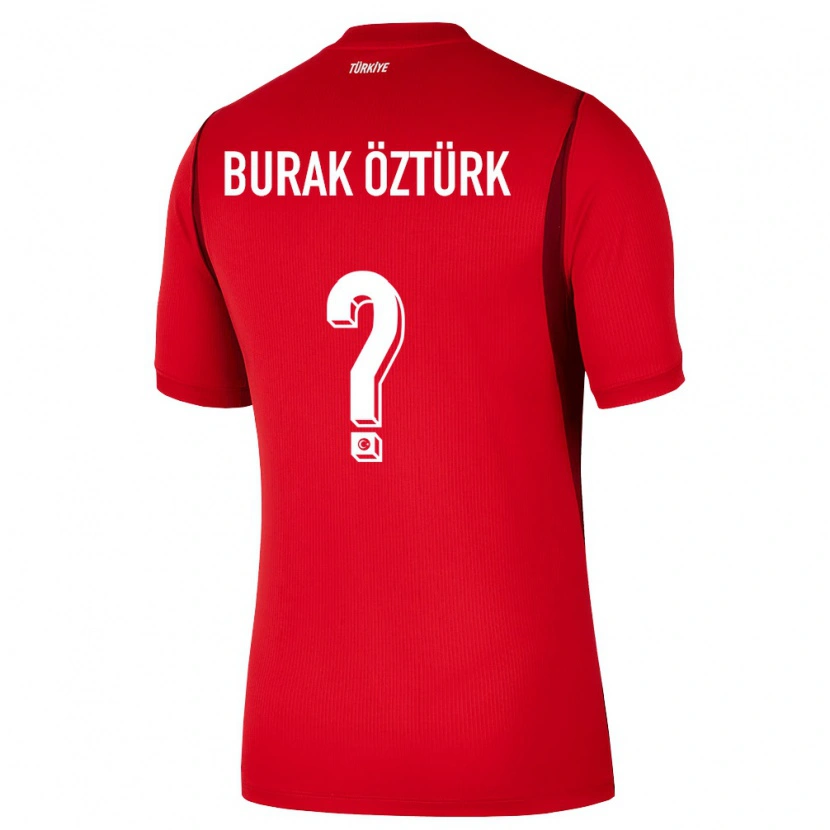DanxenキッズトルコAli Burak Öztürk#0赤 バーガンディホームシャツ26-28ジャージーユニフォーム