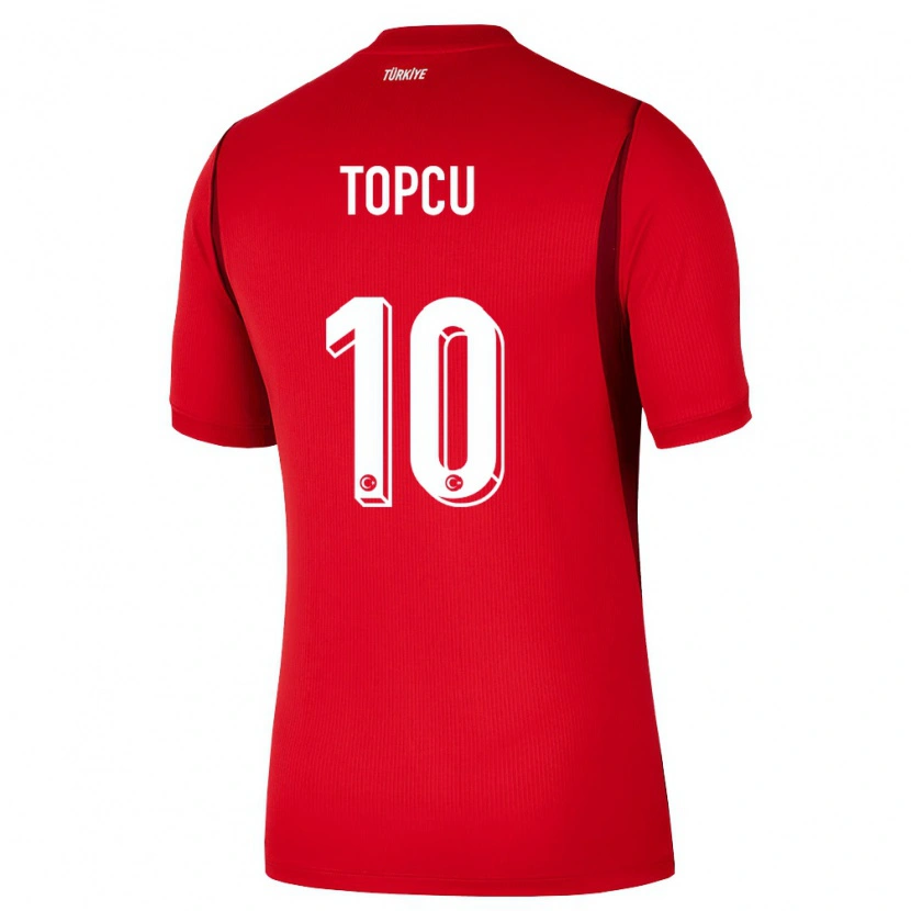 DanxenキッズトルコEbru Topçu#10赤 バーガンディホームシャツ26-28ジャージーユニフォーム