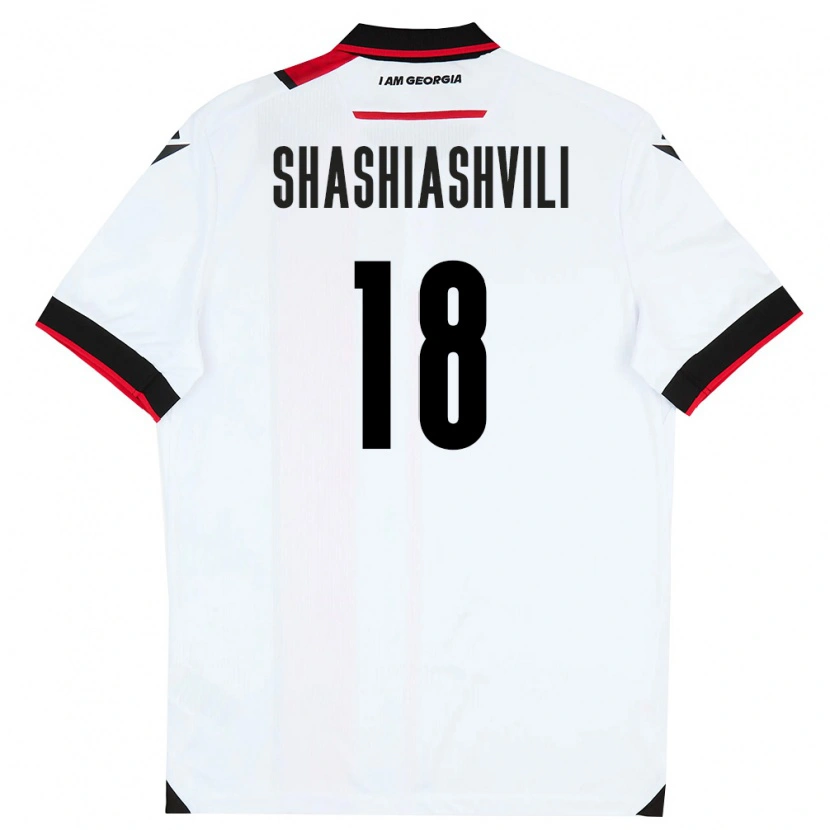 DanxenキッズジョージアLuka Shashiashvili#18白 黒 赤ホームシャツ26-28ジャージーユニフォーム