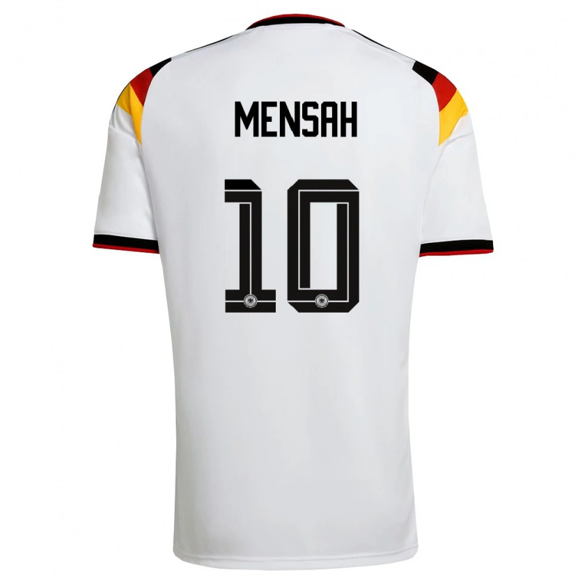 Danxenキッズドイツジェレミア・デニット・メンサー#10白 黒 赤ホームシャツ26-28ジャージーユニフォーム