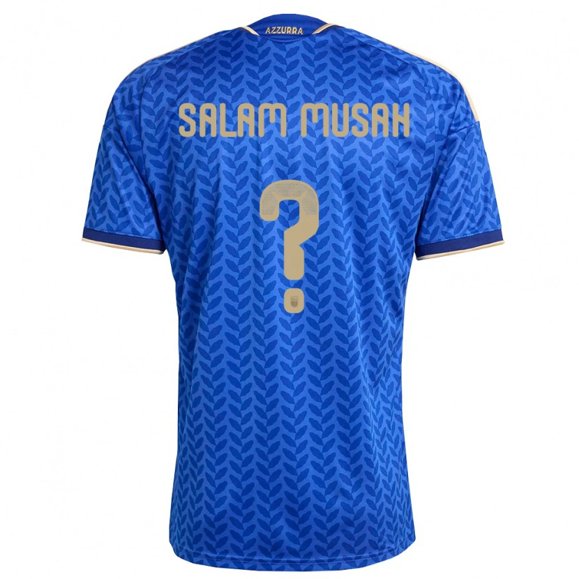 DanxenキッズイタリアAbdl Salam Musah#0青 紺 金ホームシャツ26-28ジャージーユニフォーム