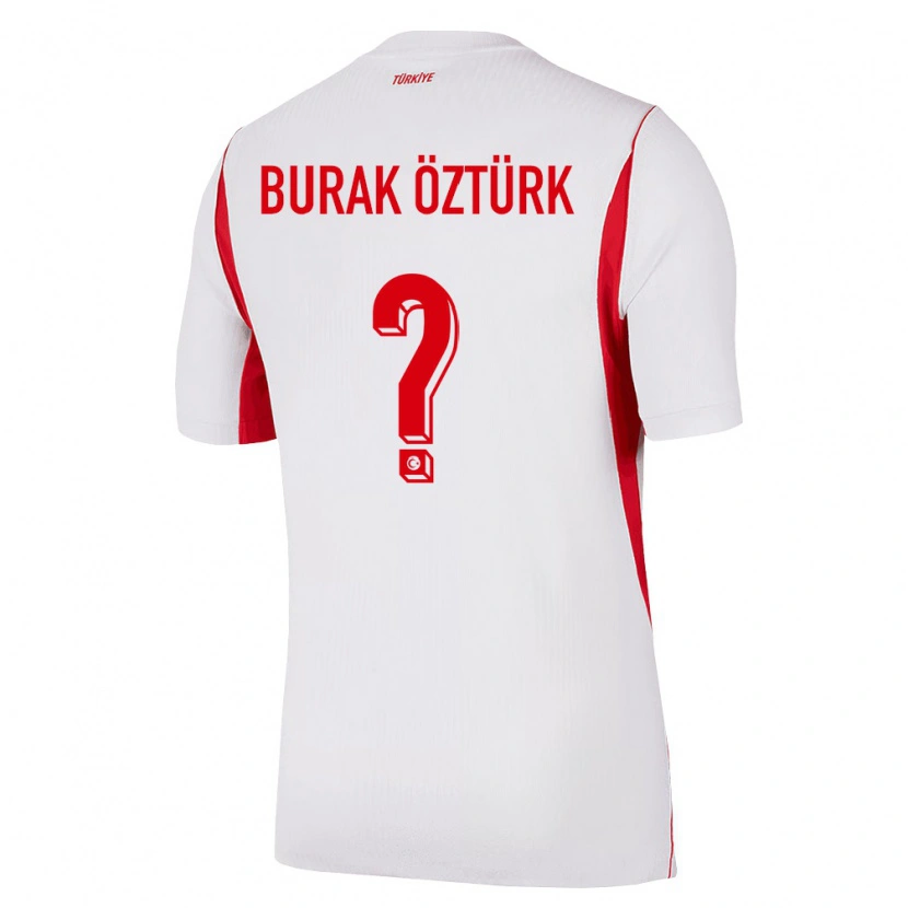 DanxenキッズトルコAli Burak Öztürk#0白 赤 バーガンディアウェイシャツ26-28ジャージーユニフォーム