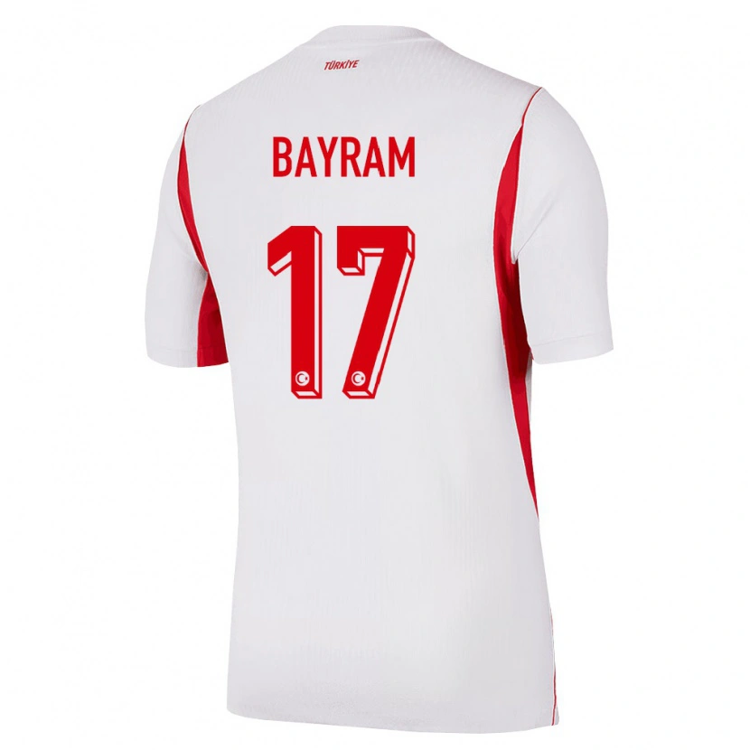 Danxenキッズトルコアブドゥルラフマン・バイラム#17白 赤 バーガンディアウェイシャツ26-28ジャージーユニフォーム