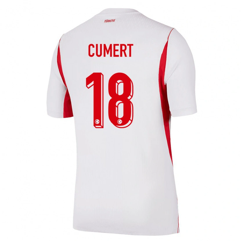 DanxenキッズトルコEcem Cumert#18白 赤 バーガンディアウェイシャツ26-28ジャージーユニフォーム
