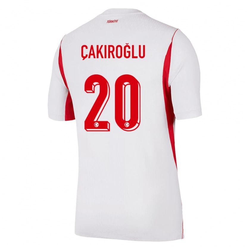 DanxenキッズトルコOnuralp Çakıroğlu#20白 赤 バーガンディアウェイシャツ26-28ジャージーユニフォーム