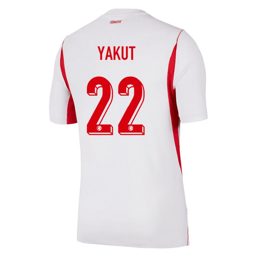 DanxenキッズトルコNarin Yakut#22白 赤 バーガンディアウェイシャツ26-28ジャージーユニフォーム