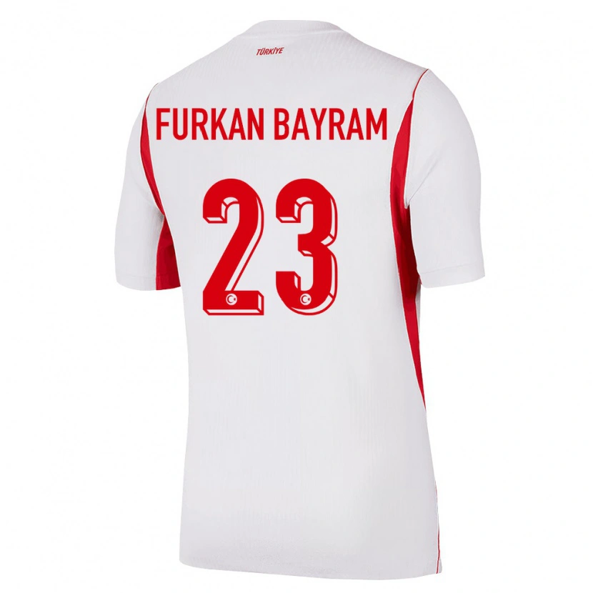 Danxenキッズトルコメルト・フルカン・バイラム#23白 赤 バーガンディアウェイシャツ26-28ジャージーユニフォーム