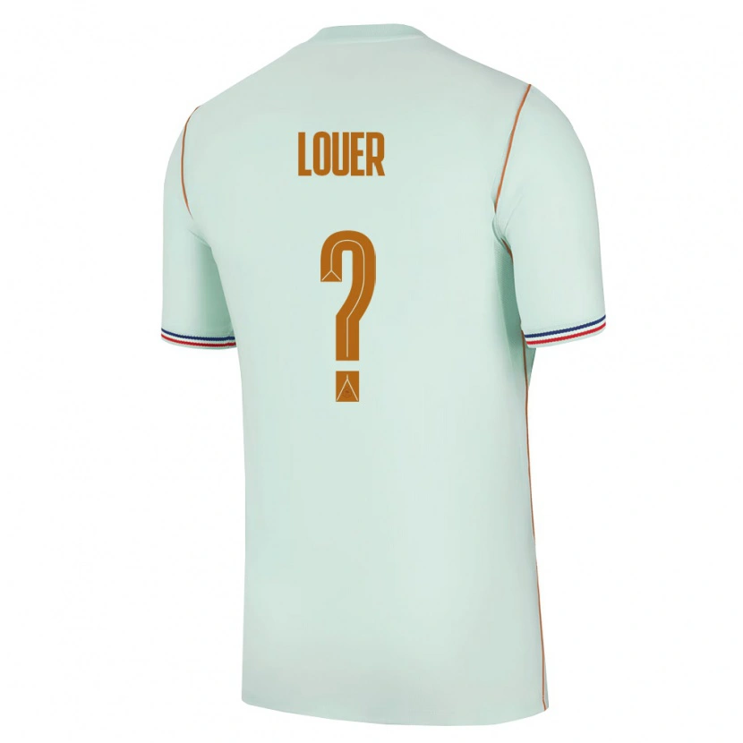 DanxenキッズフランスMarius Louër#0緑 金アウェイシャツ26-28ジャージーユニフォーム