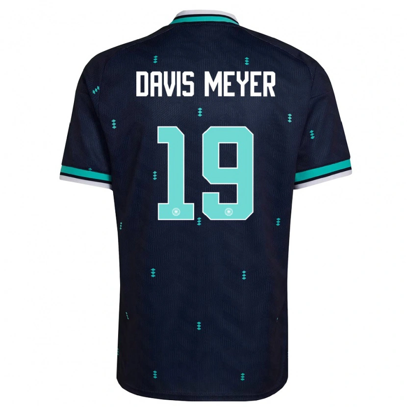 DanxenキッズドイツJohn Davis Meyer#19紺 空色 白アウェイシャツ26-28ジャージーユニフォーム