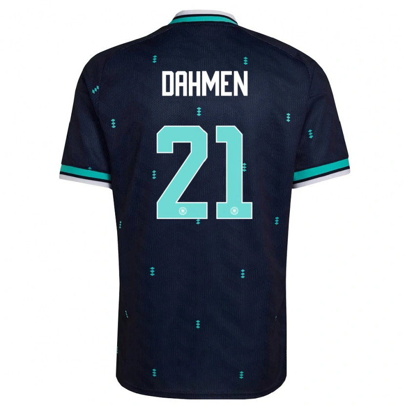 Danxenキッズドイツフィン・ダーメン#21紺 空色 白アウェイシャツ26-28ジャージーユニフォーム