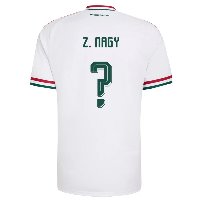 DanxenキッズハンガリーZétény Nagy#0白 赤 緑アウェイシャツ26-28ジャージーユニフォーム
