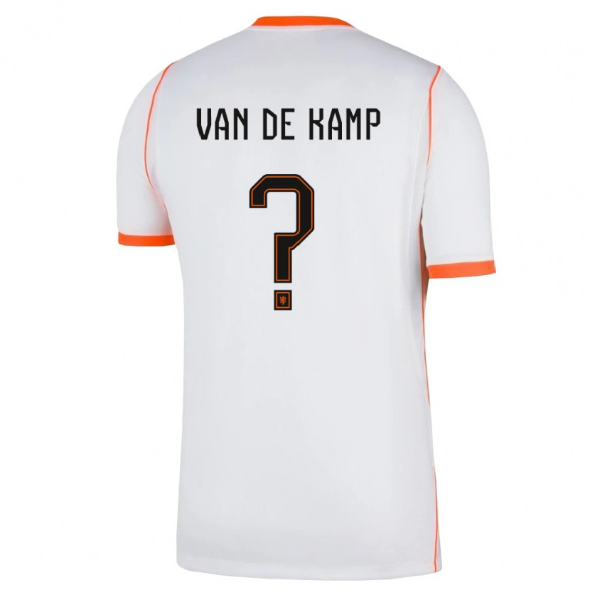 DanxenキッズオランダJochem Ritmeester Van De Kamp#0白 オレンジアウェイシャツ26-28ジャージーユニフォーム