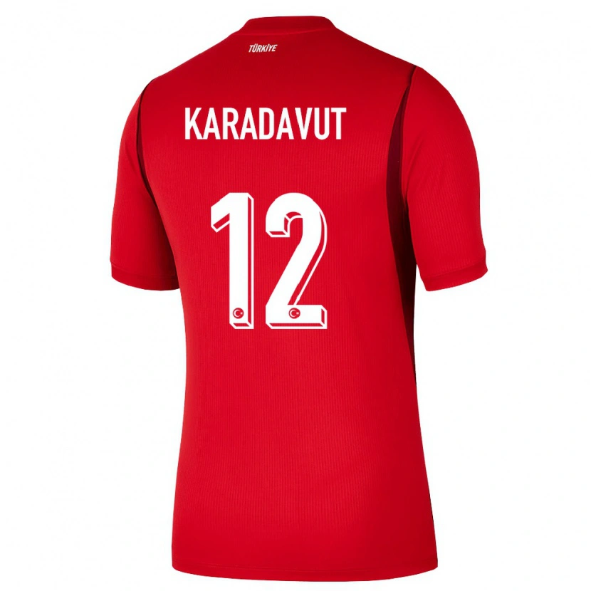 DanxenメンズトルコAyaz Karadavut#12赤 バーガンディホームシャツ26-28ジャージーユニフォーム