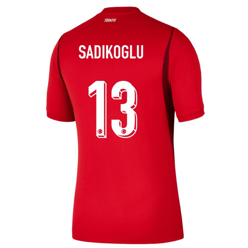DanxenメンズトルコBirgül Sadıkoğlu#13赤 バーガンディホームシャツ26-28ジャージーユニフォーム