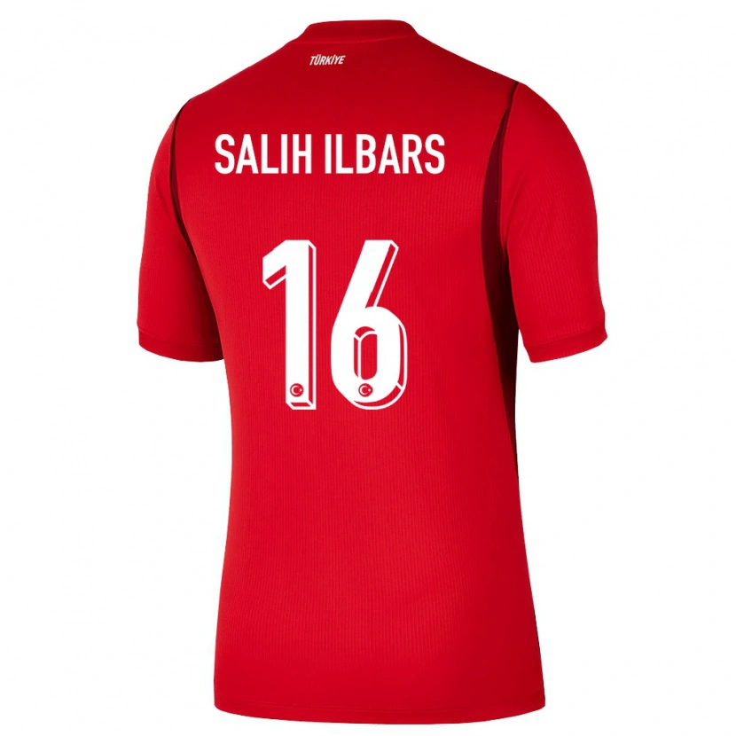 DanxenメンズトルコMuhammet Salih İlbars#16赤 バーガンディホームシャツ26-28ジャージーユニフォーム