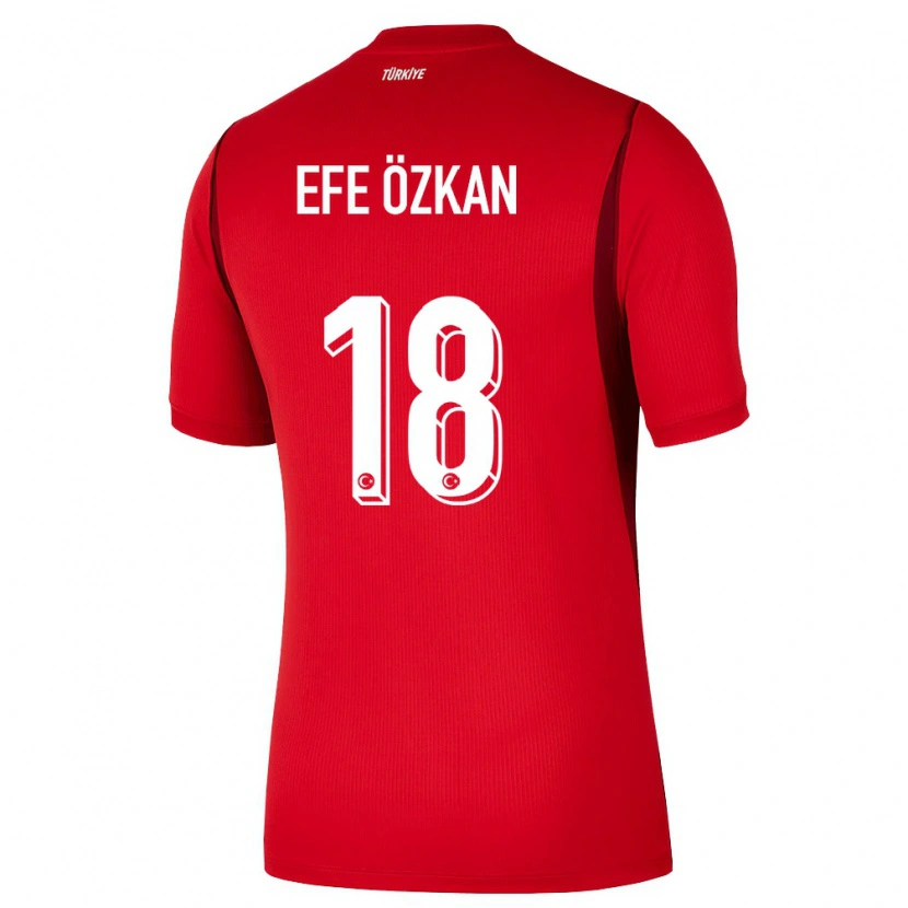DanxenメンズトルコUtku Efe Özkan#18赤 バーガンディホームシャツ26-28ジャージーユニフォーム