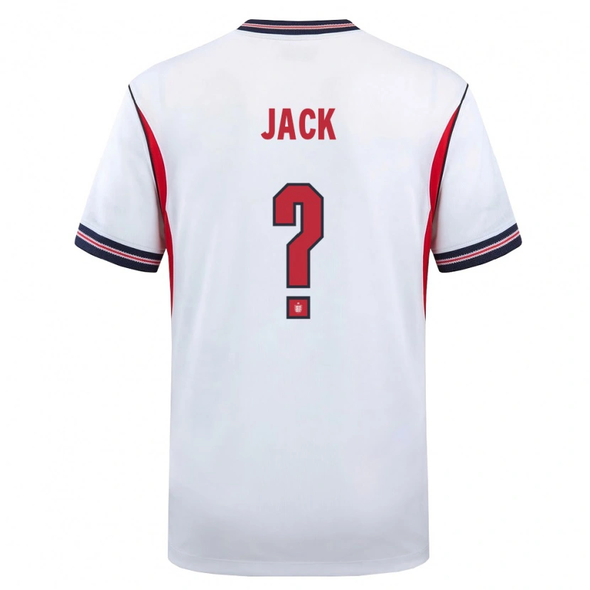 DanxenメンズイングランドMikel Jack#0白 紺 赤ホームシャツ26-28ジャージーユニフォーム