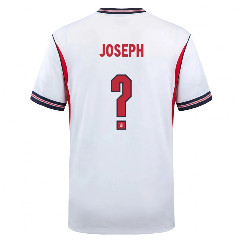 DanxenメンズイングランドVincent Joseph#0白 紺 赤ホームシャツ26-28ジャージーユニフォーム