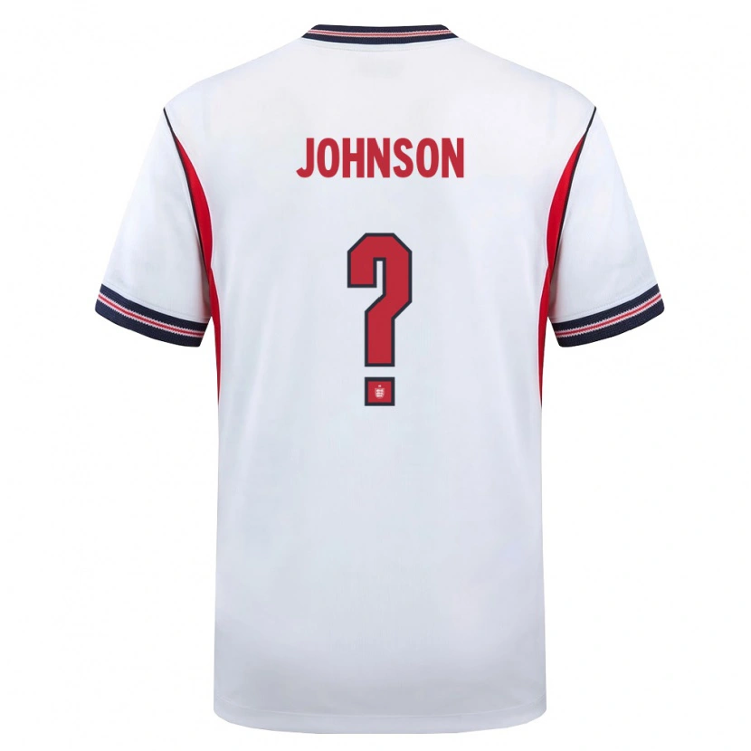 DanxenメンズイングランドOscar Johnson#0白 紺 赤ホームシャツ26-28ジャージーユニフォーム