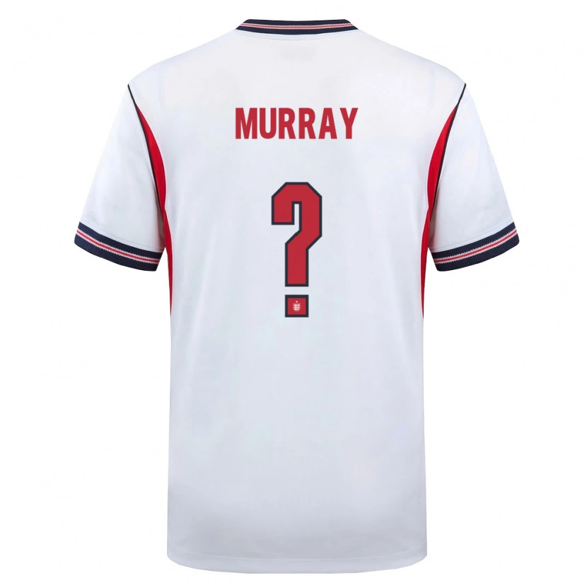 DanxenメンズイングランドJake Murray#0白 紺 赤ホームシャツ26-28ジャージーユニフォーム