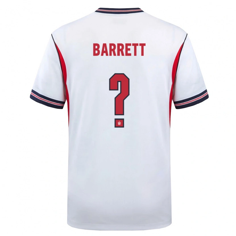 DanxenメンズイングランドMarlow Barrett#0白 紺 赤ホームシャツ26-28ジャージーユニフォーム
