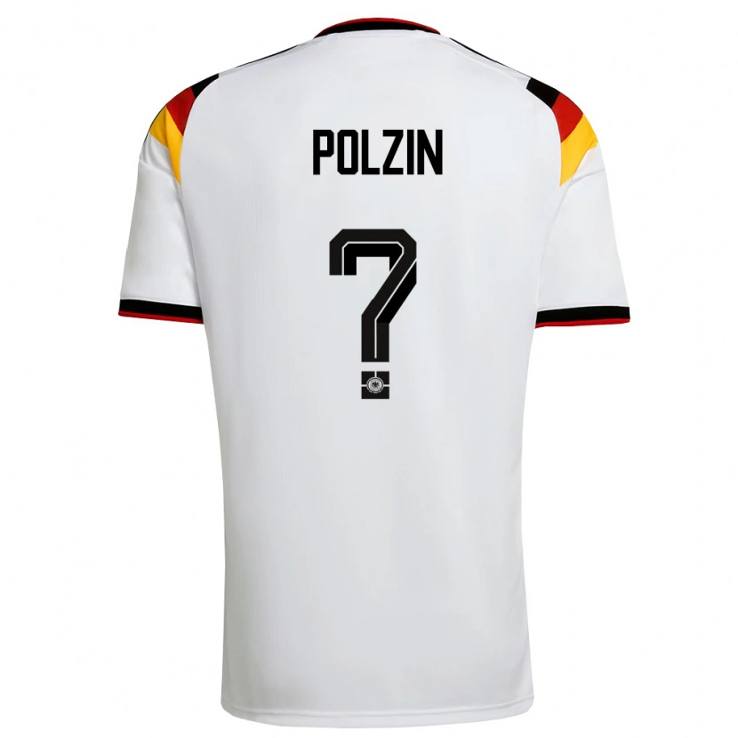 DanxenメンズドイツMaximilian Polzin#0白 黒 赤ホームシャツ26-28ジャージーユニフォーム