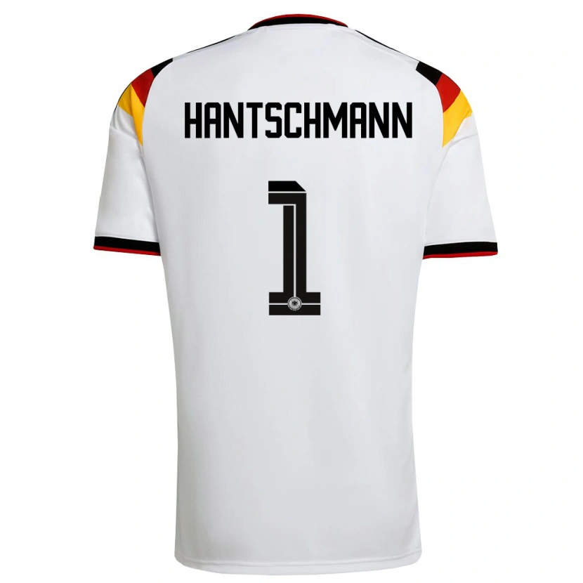 DanxenメンズドイツFranz Hantschmann#1白 黒 赤ホームシャツ26-28ジャージーユニフォーム