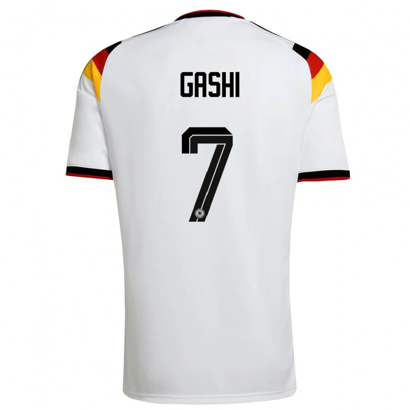 DanxenメンズドイツYll Gashi#7白 黒 赤ホームシャツ26-28ジャージーユニフォーム
