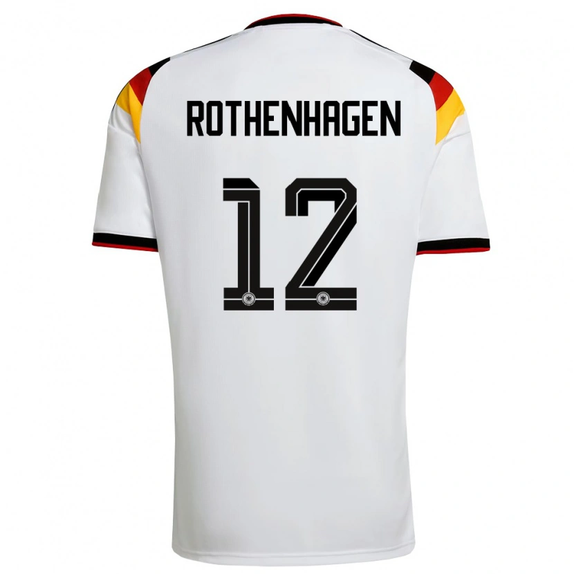 DanxenメンズドイツLio Rothenhagen#12白 黒 赤ホームシャツ26-28ジャージーユニフォーム