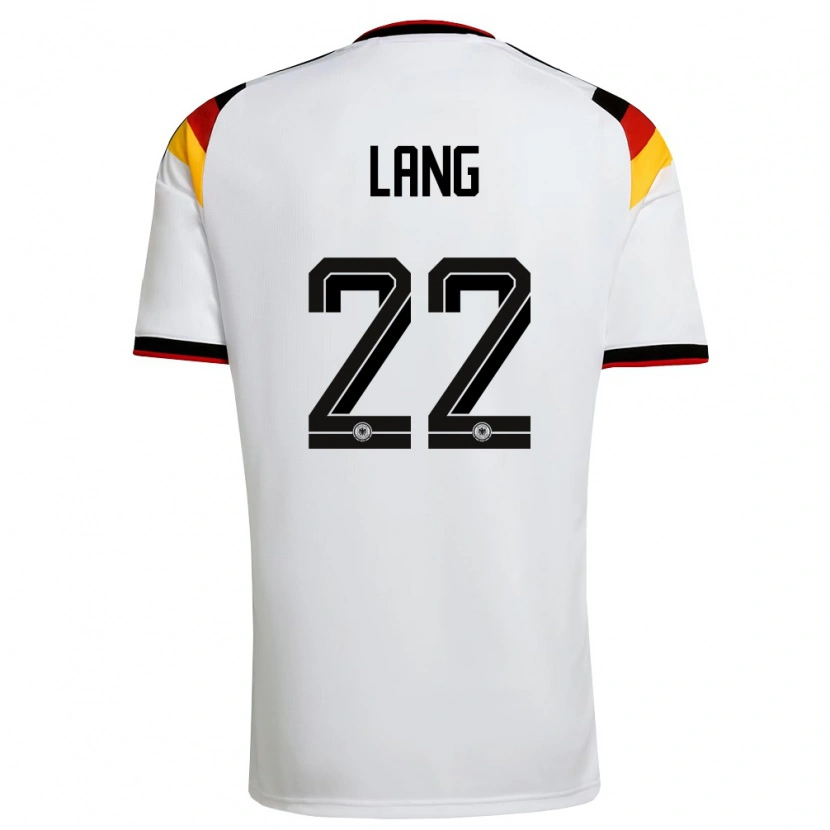 DanxenメンズドイツFinn-Ole Lang#22白 黒 赤ホームシャツ26-28ジャージーユニフォーム