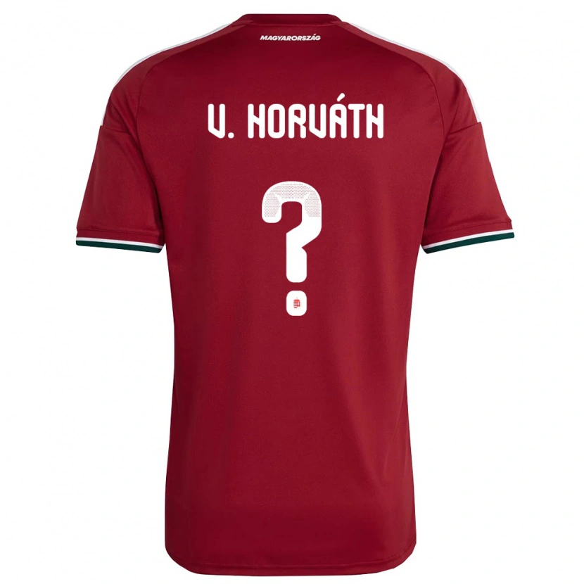 DanxenメンズハンガリーValentin Horváth#0赤 白 緑ホームシャツ26-28ジャージーユニフォーム