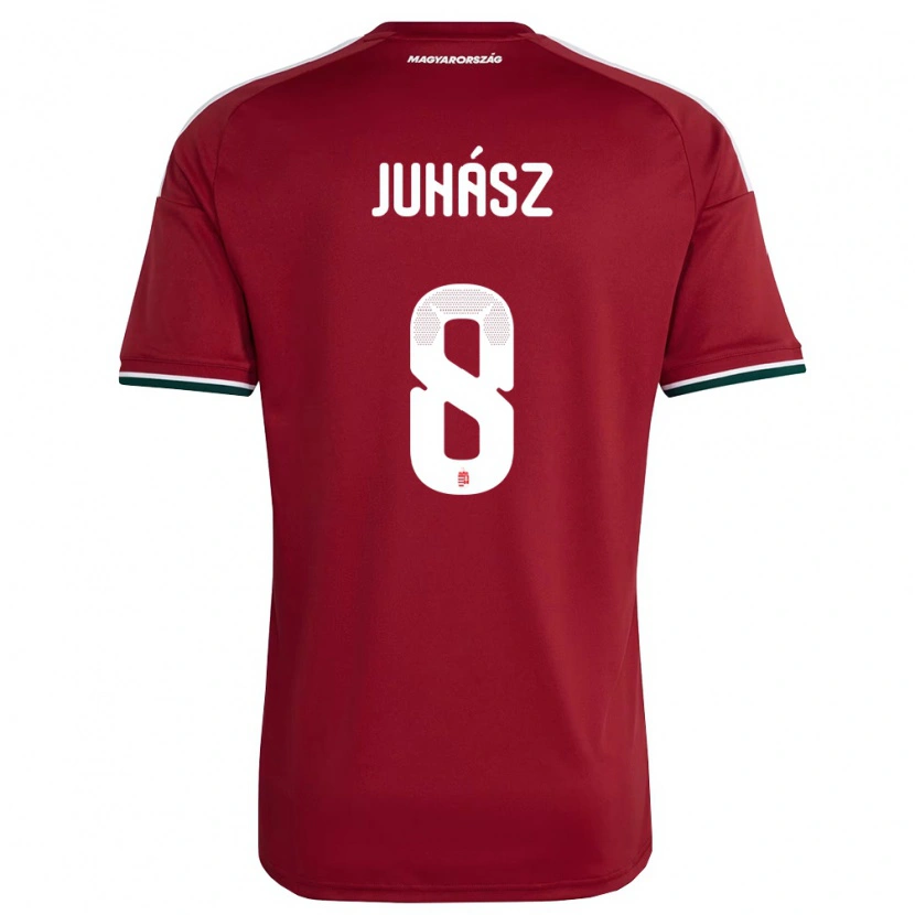 DanxenメンズハンガリーMartin Juhász#8赤 白 緑ホームシャツ26-28ジャージーユニフォーム