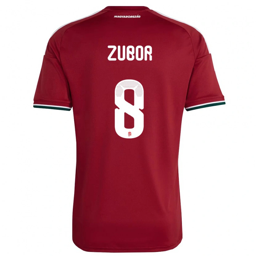 DanxenメンズハンガリーÁdám Zubor#8赤 白 緑ホームシャツ26-28ジャージーユニフォーム
