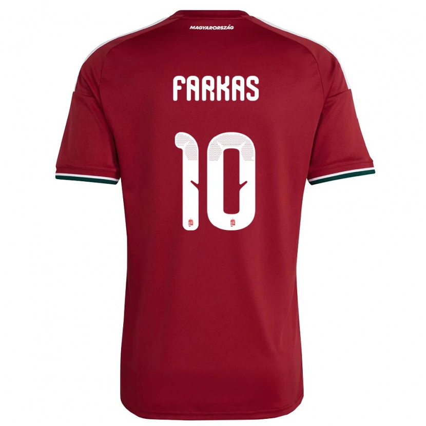 DanxenメンズハンガリーTimót Farkas#10赤 白 緑ホームシャツ26-28ジャージーユニフォーム