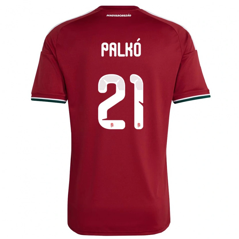 DanxenメンズハンガリーÁron Palkó#21赤 白 緑ホームシャツ26-28ジャージーユニフォーム
