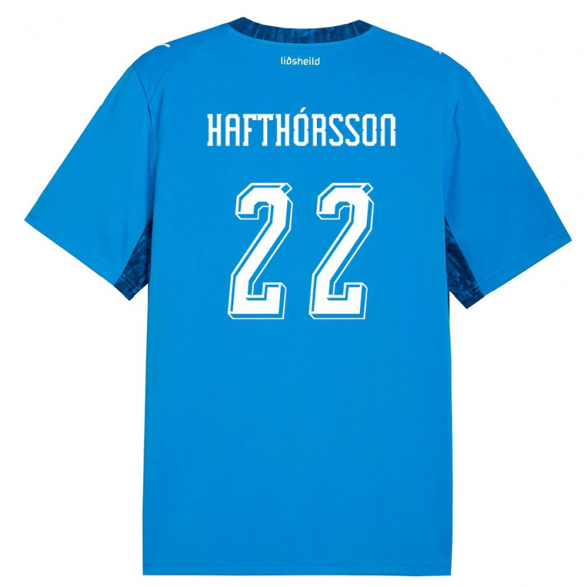 DanxenメンズアイスランドGestur Alexander Hafthórsson#22青 紺ホームシャツ26-28ジャージーユニフォーム