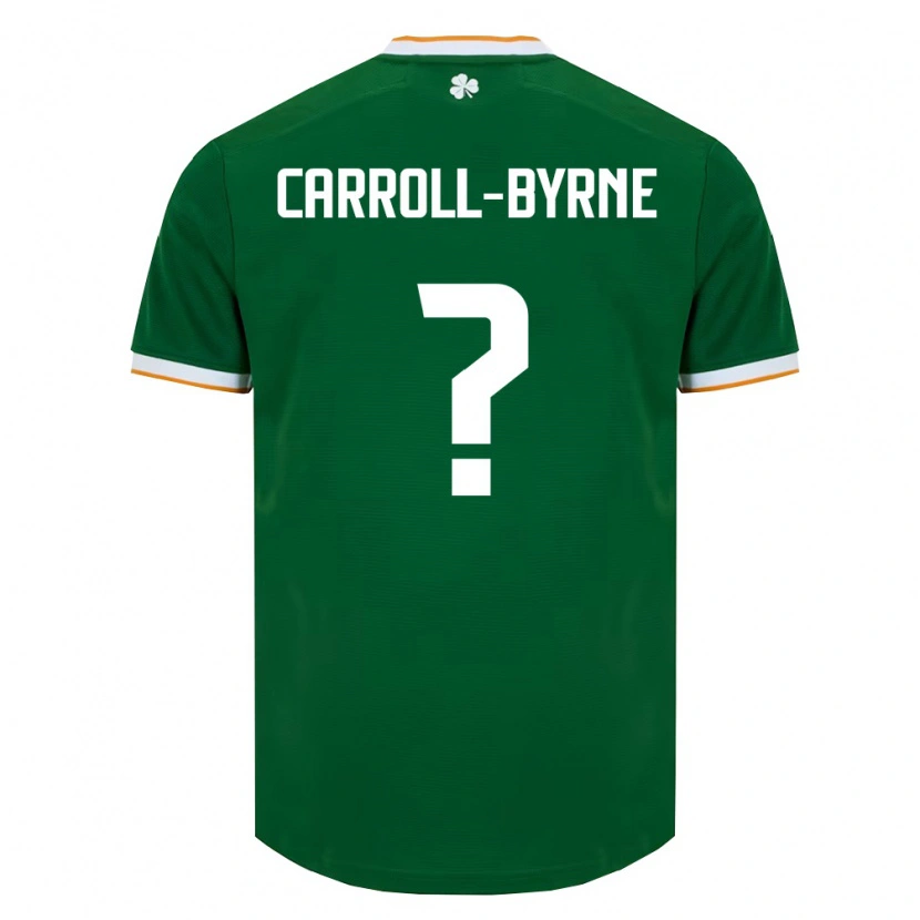 Danxenメンズアイルランド島Joe Carroll-Byrne#0ダークグリーン 白ホームシャツ26-28ジャージーユニフォーム