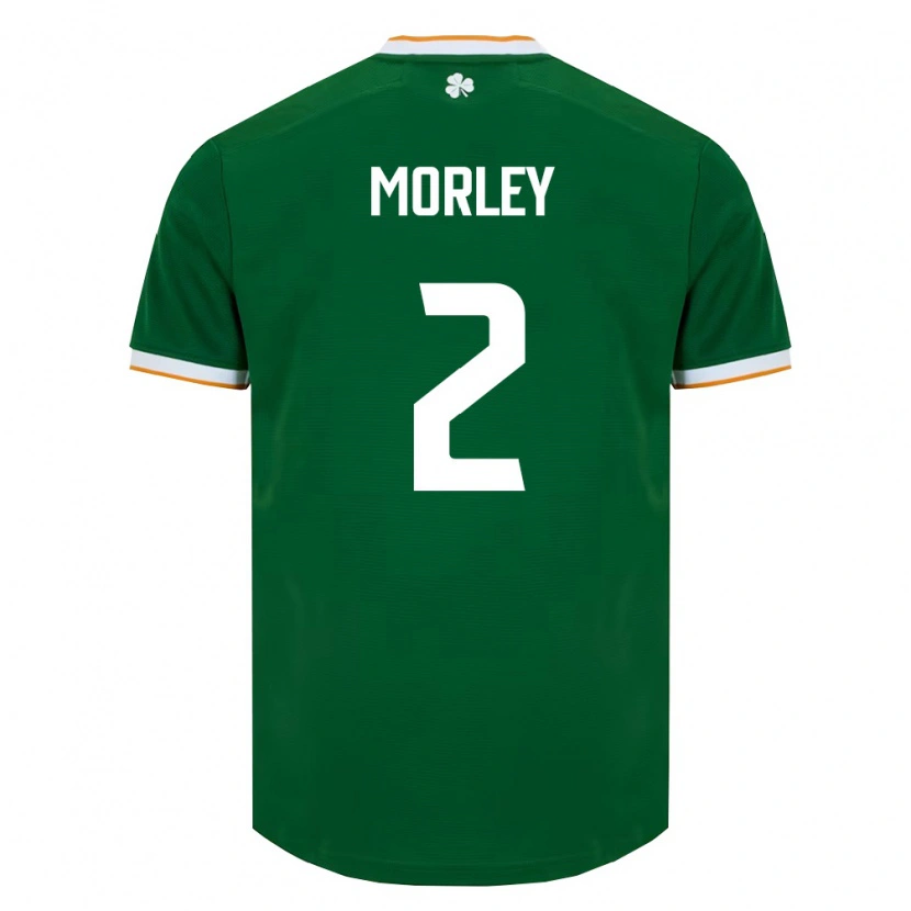 Danxenメンズアイルランド島Thomas Morley#2ダークグリーン 白ホームシャツ26-28ジャージーユニフォーム