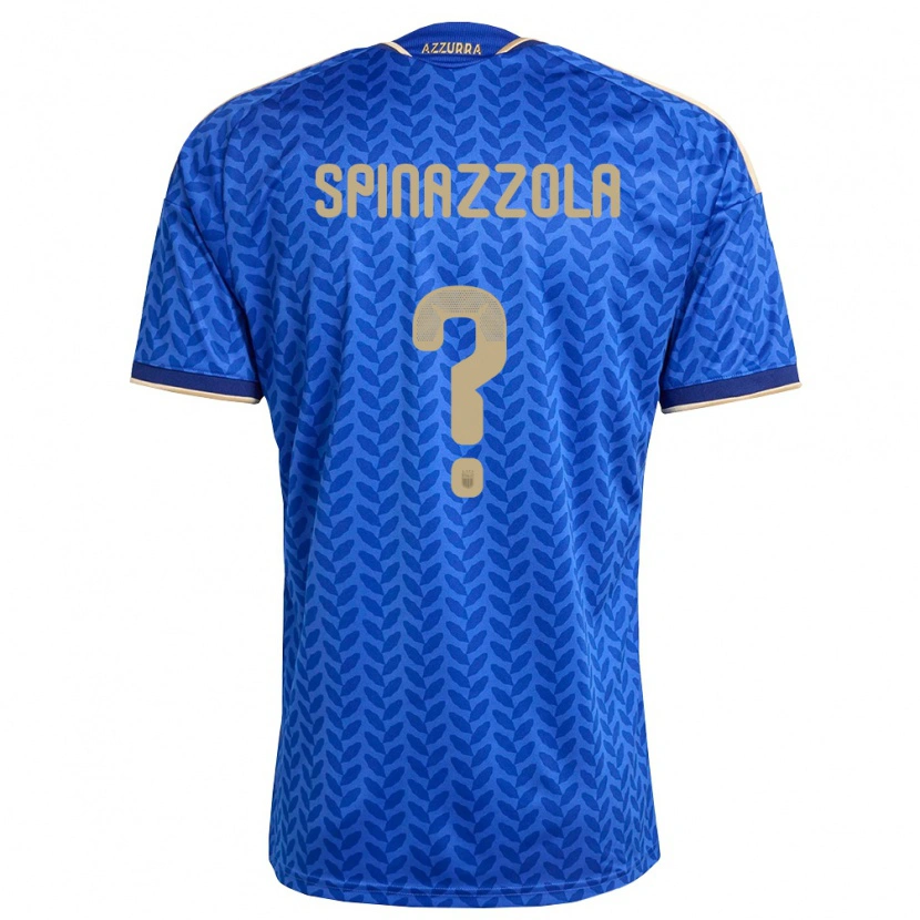 Danxenメンズイタリアレオナルド・スピナッツォーラ#0青 紺 金ホームシャツ26-28ジャージーユニフォーム