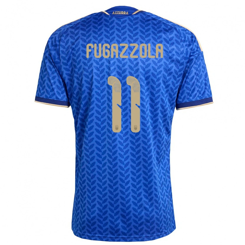 DanxenメンズイタリアMarcello Fugazzola#11青 紺 金ホームシャツ26-28ジャージーユニフォーム