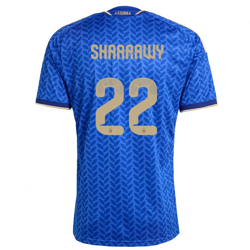 Danxenメンズイタリアステファン・エル・シャーラウィ#22青 紺 金ホームシャツ26-28ジャージーユニフォーム