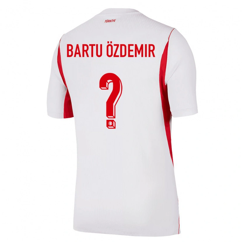 DanxenメンズトルコTalha Bartu Özdemir#0白 赤 バーガンディアウェイシャツ26-28ジャージーユニフォーム