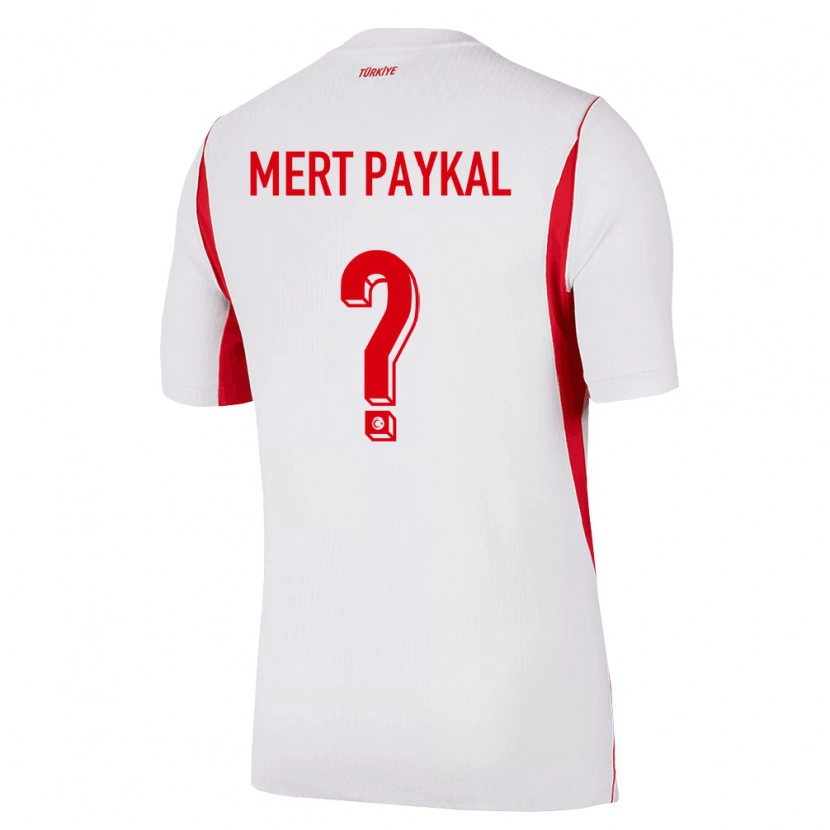 DanxenメンズトルコBurak Mert Paykal#0白 赤 バーガンディアウェイシャツ26-28ジャージーユニフォーム