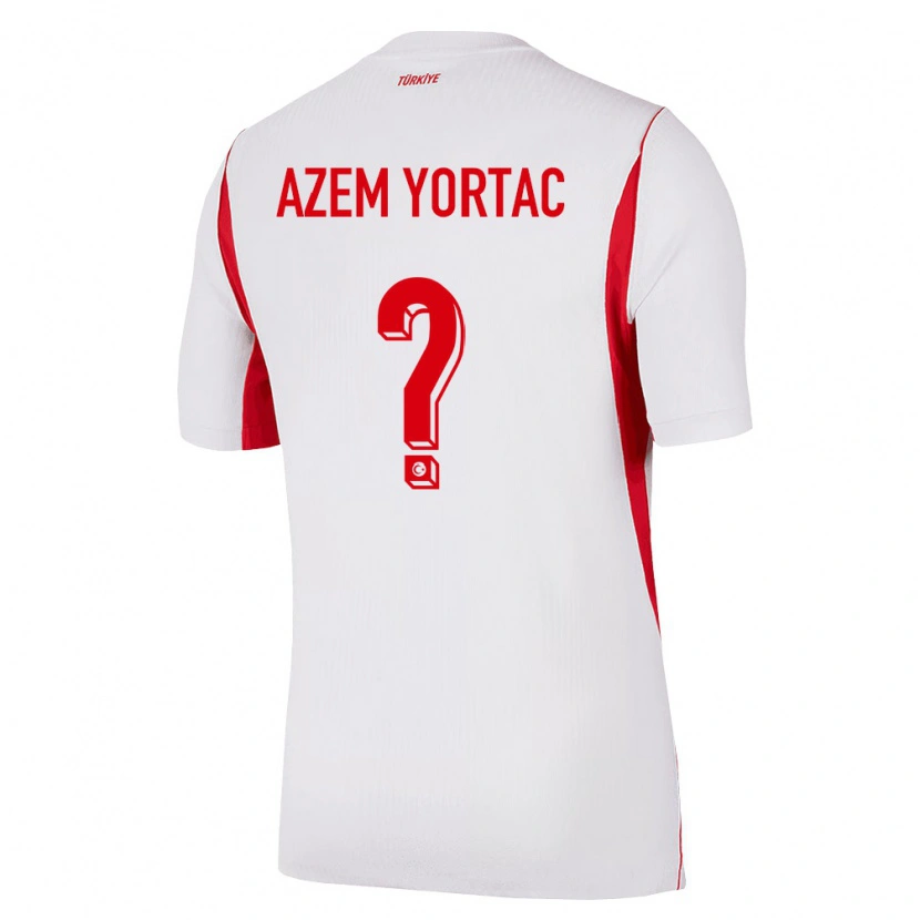 DanxenメンズトルコMustafa Azem Yortaç#0白 赤 バーガンディアウェイシャツ26-28ジャージーユニフォーム