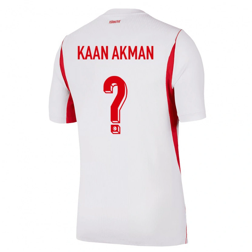 DanxenメンズトルコEge Kaan Akman#0白 赤 バーガンディアウェイシャツ26-28ジャージーユニフォーム