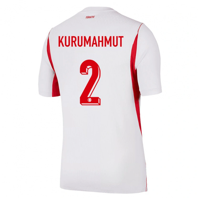DanxenメンズトルコOsman Kurumahmut#2白 赤 バーガンディアウェイシャツ26-28ジャージーユニフォーム